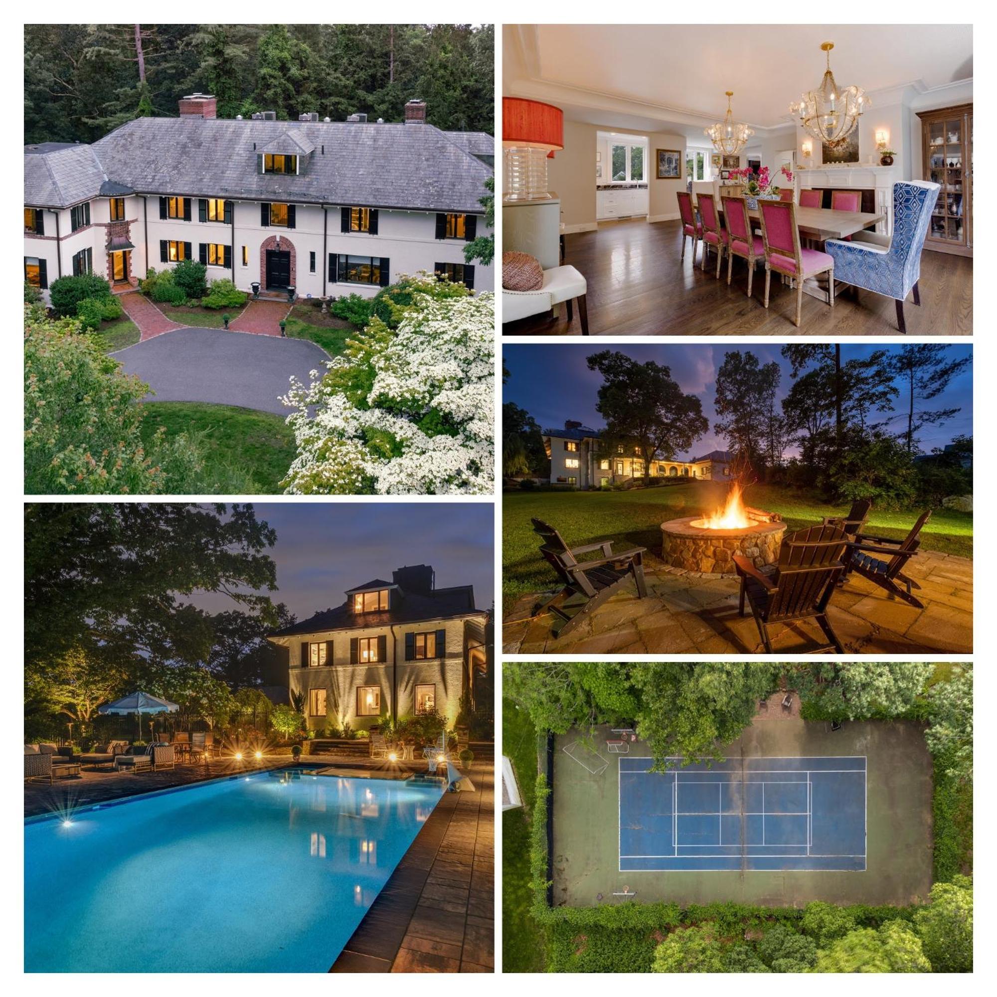 Boston Mansion Heated Pool Fire Pit Tennis Needham Exterior photo